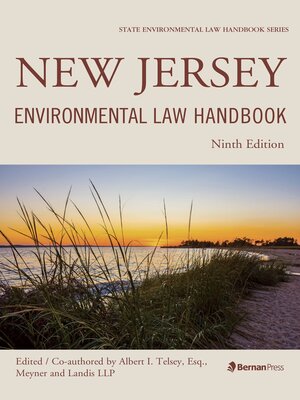 cover image of New Jersey Environmental Law Handbook